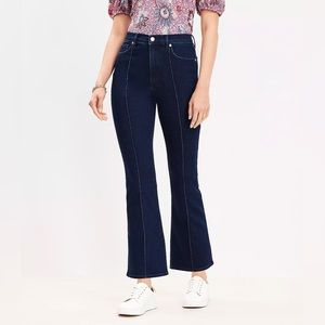 NWT - Pintucked Cropped Jeans